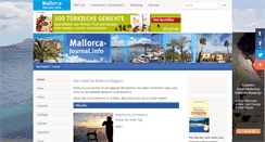 Desktop Screenshot of mallorca-journal.info
