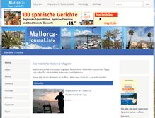 Tablet Screenshot of mallorca-journal.info